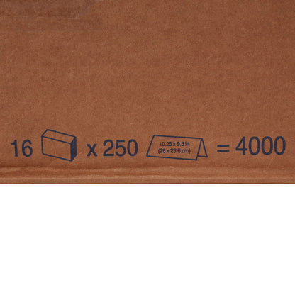 TOWEL, PAPER SNGL-FOLD WHT (16PK/CS) 1700 KIMCON