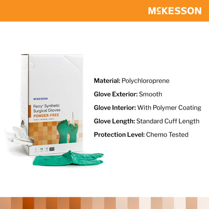 GLOVE, SURG NPRN 6.5 STR2 SMTHCHEMO (50PR/BX 4BX/CS)