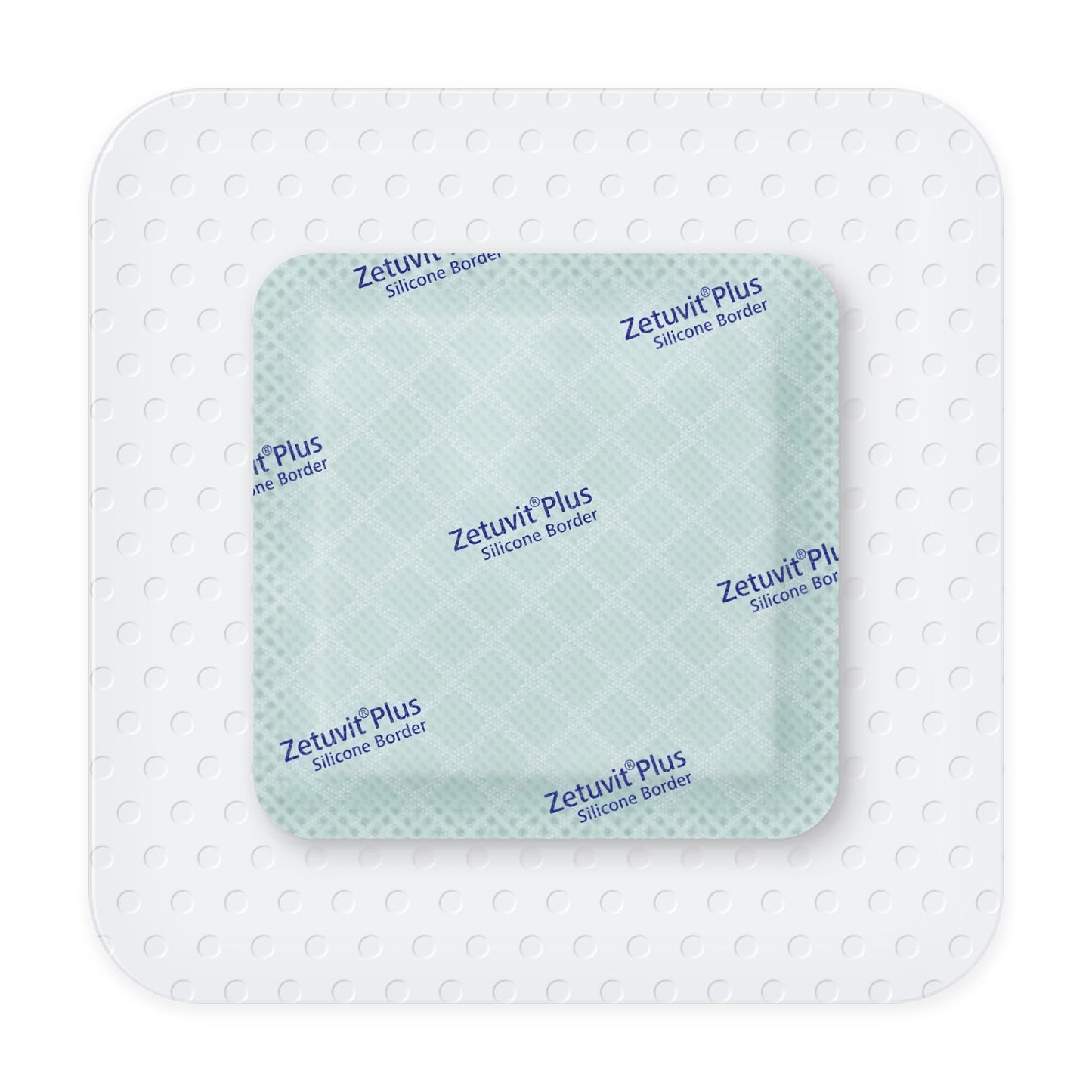 DRESSING, WND ZETUVIT + SAP BRDR SIL ADH 4"X4" (10/BX)