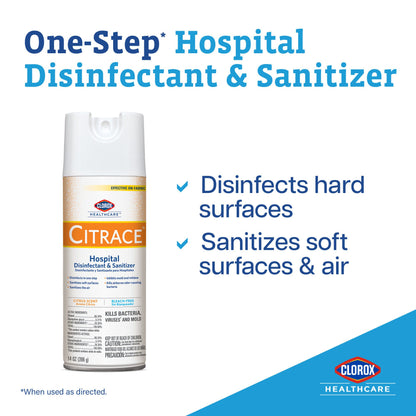 GERMICIDE/DEODORIZER, CITRACE HOSP 14OZ