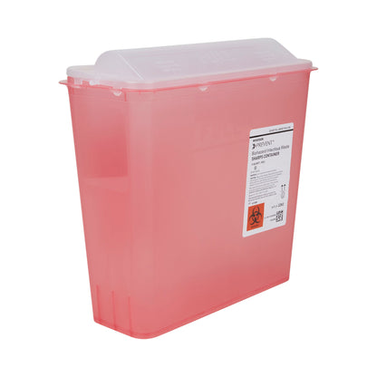 CONTAINER, SHARPS RED 5QT HORIZ (10/BX 2BX/CS)