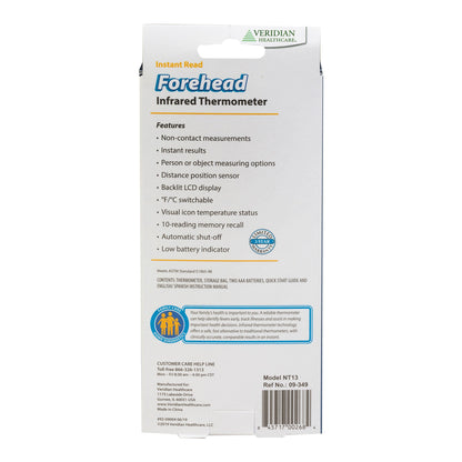 THERMOMETER, N/CONTACT INFRARED (24/CS)