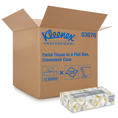 TISSUE, FACIAL KLEENEX (125/BX12/BX/CS)