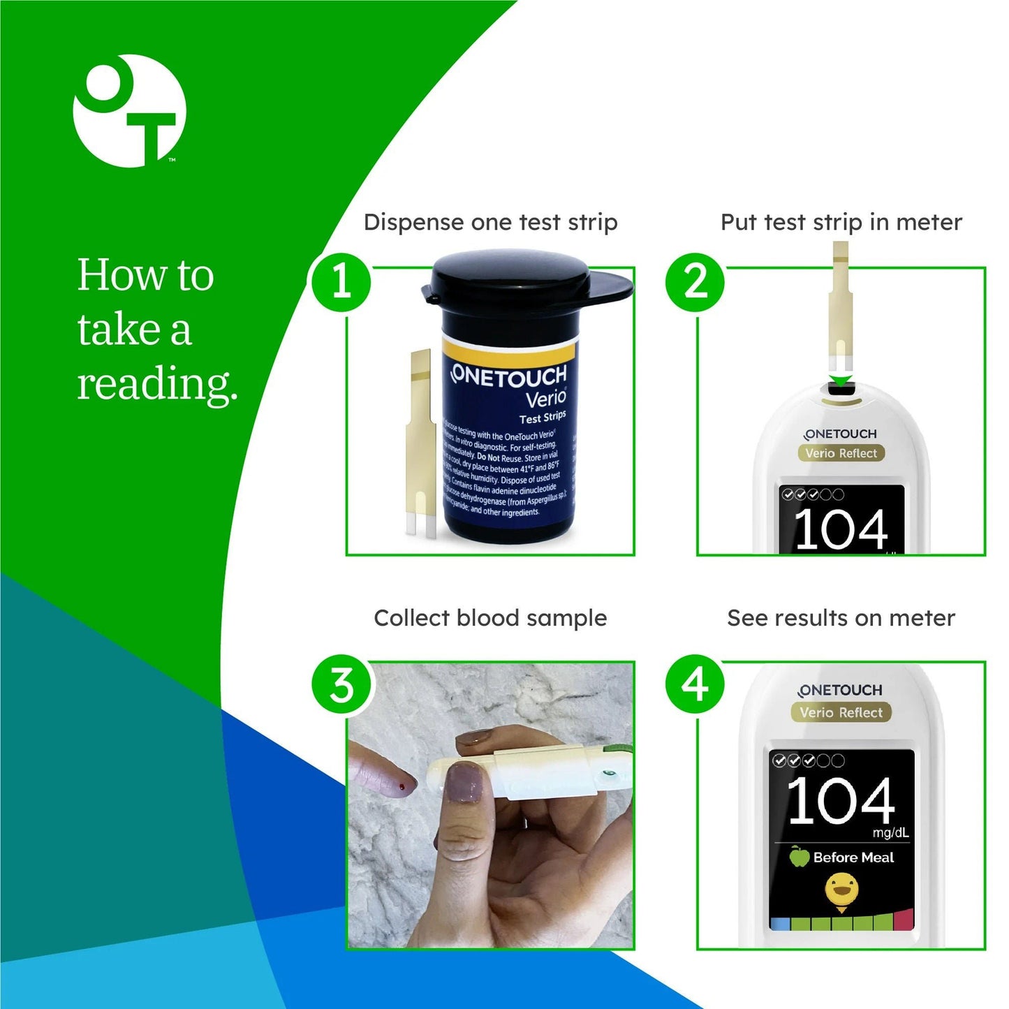 TEST STRIP, BLD GLUCOSE ONE TOUCH VERIO MAILORDER (50/BX)