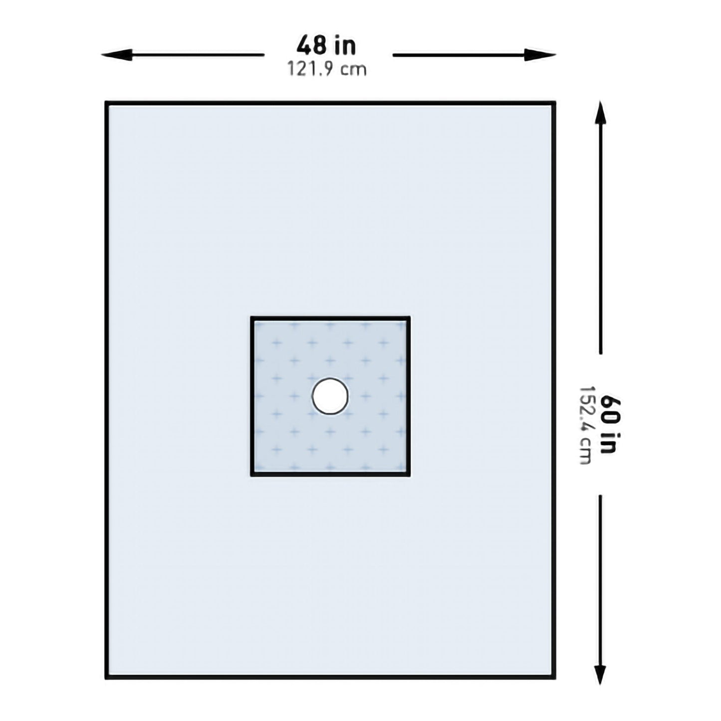 DRAPE, SURGICAL MINOR PROC STR48"X60" (20/CS)