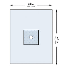 DRAPE, SURGICAL MINOR PROC STR48"X60" (20/CS)