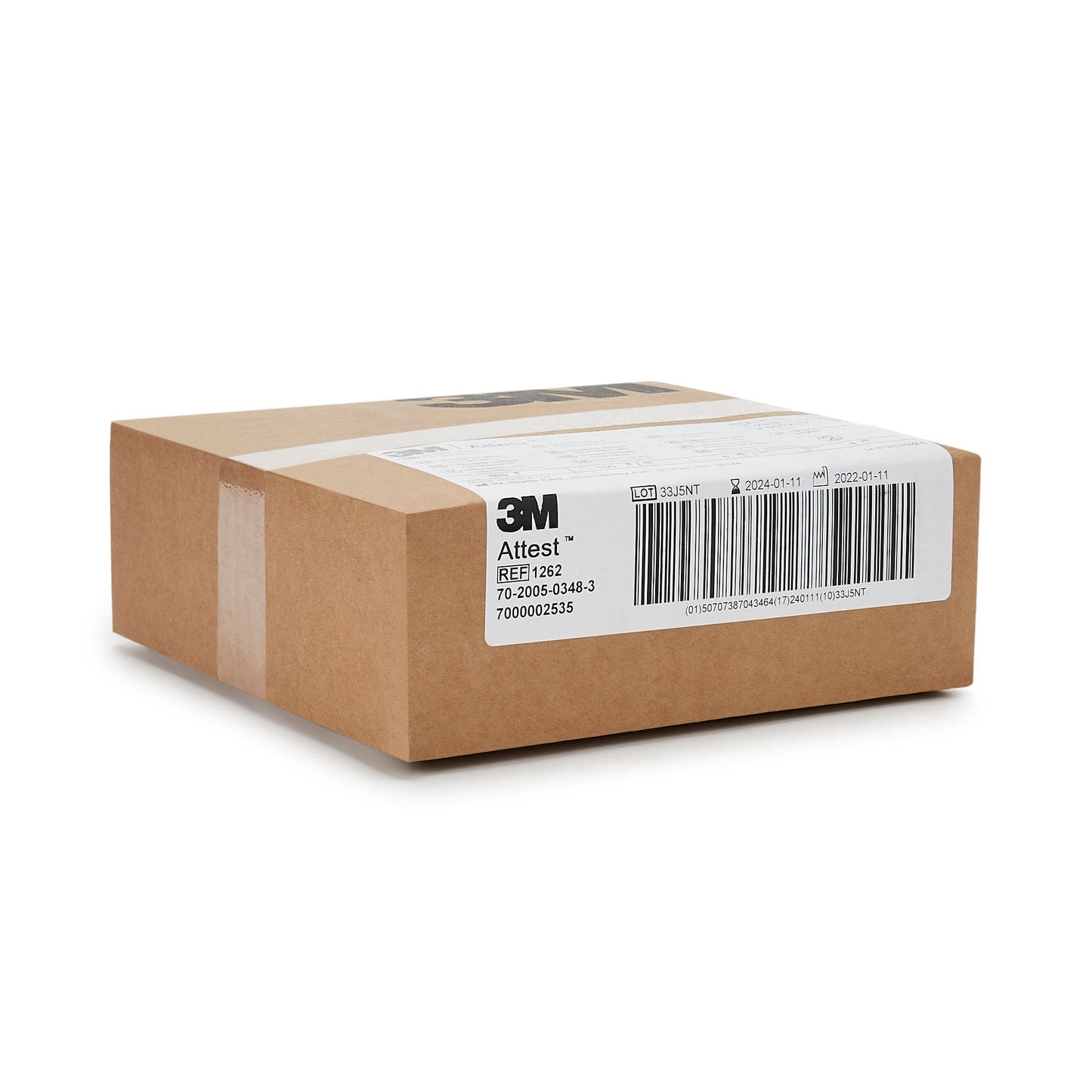 INDICATOR, BIOLOGICAL STEAM ATTEST (100/BX) 3M