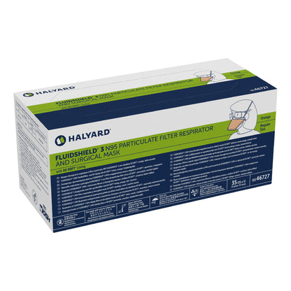 MASK, RESPIRATOR SURG N95 1SZ (35/BX 6BX/CS)