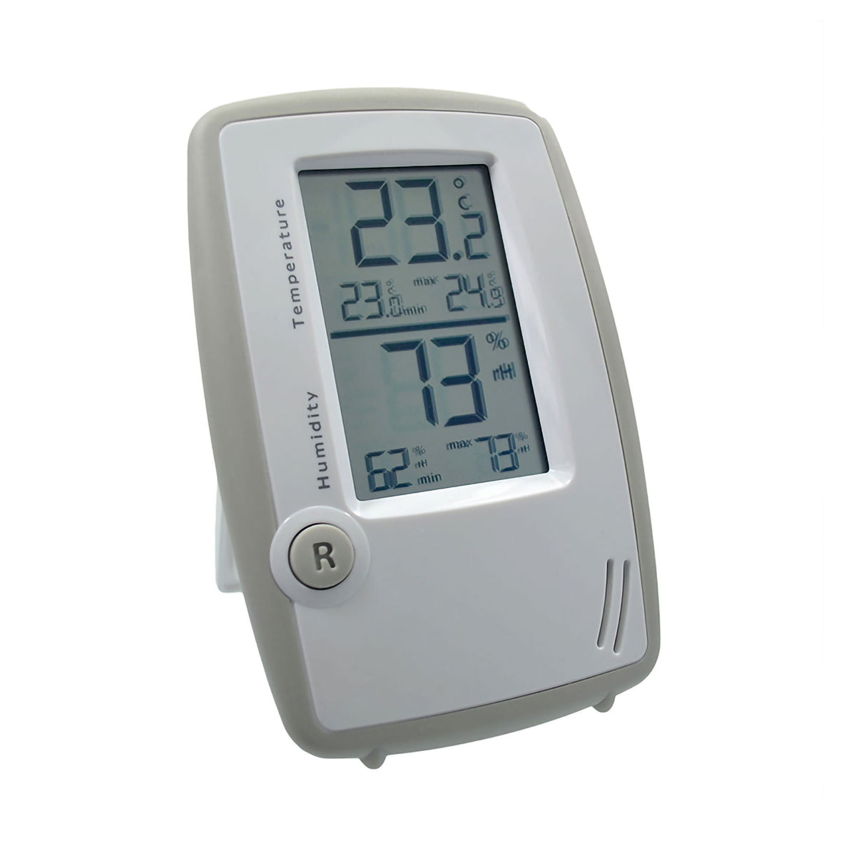THERMOMETER, HYGROM MULTI DISPLY 70C/158F/20-100% RH