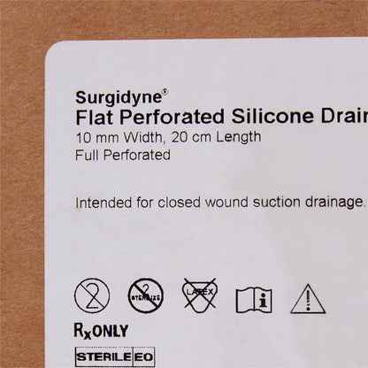 DRAIN, HUBLESS FLT FULL PERF 10MMX20CM (10/CS)
