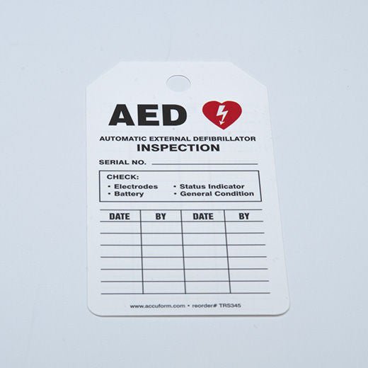 AED INSPECTION TAG (5/PK)