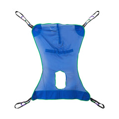 SLING, PT LIFTFULL BODY COMMODE MESH LG 600LB (12/CS)