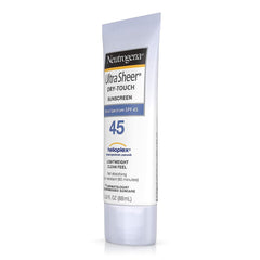 SUNSCREEN, LOT NEUTROGENA ULTRA SHEER SPF45 3OZ