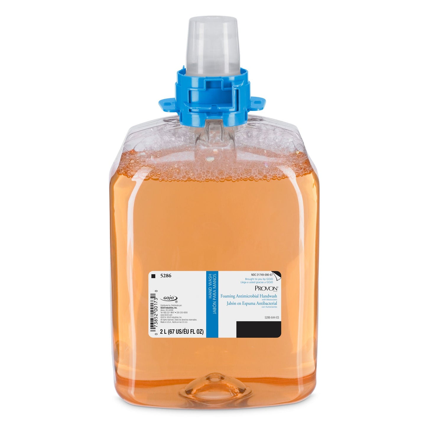 HANDWASH, FOAM ANTIMICRO W/MOIST 2000ML (2/CS)
