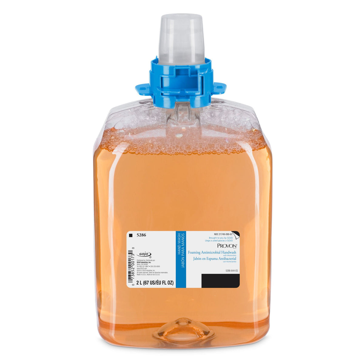 HANDWASH, FOAM ANTIMICRO W/MOIST 2000ML (2/CS)