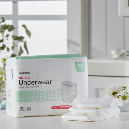 UNDERWEAR, SUPER MED 32-44 (20EA/BG 4BG/CS)