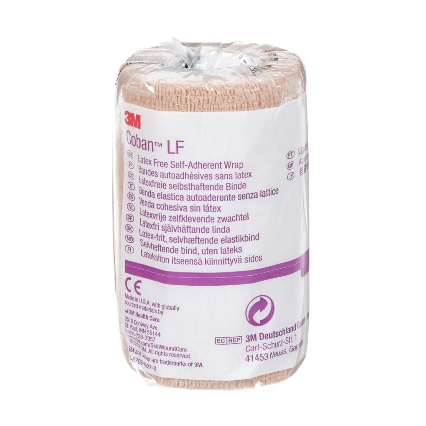 BANDAGE, COBAN LF TAN 4"X5YDS (18/CS) 3M