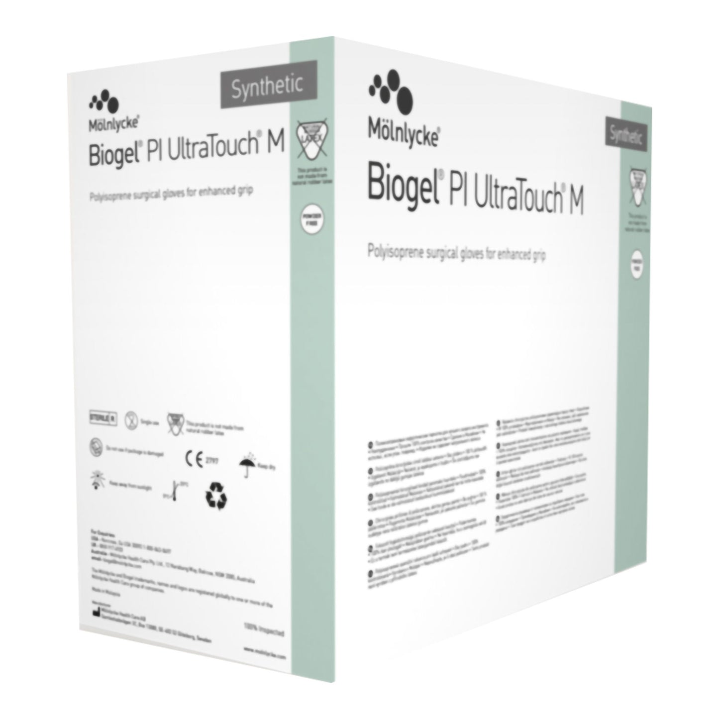 GLOVE, SURG PLYISO 6.5 STR2 TXT (50PR/BX 4BX/CS)