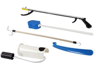 HIP KIT, #3 W/REACHER/PLAS SHOEHORN/SPNG/SOCK/DRESS STICK D/