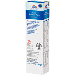 WIPE, DISINF CLOROX WHT 6.7"X9" (50/CT 6CT/CS)