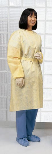 GOWN, ISO STAFF CONVERTORS YLWXLG (10/PK 10PK/CS)