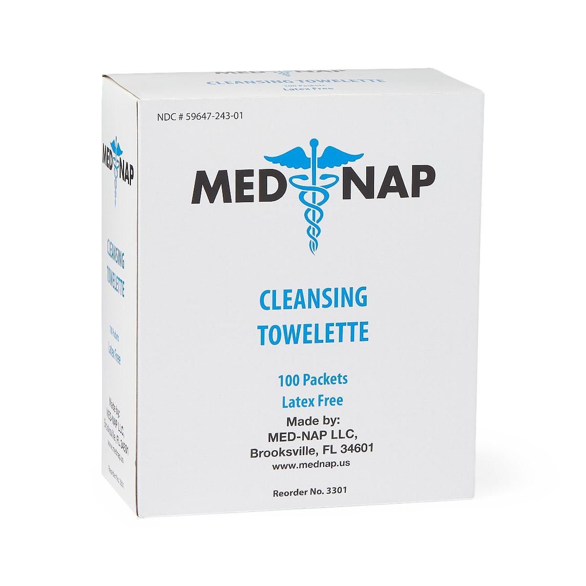 TOWELETTE, ANTISEPTIC CLEANSING WET BZK (100/BX 10BX/CS)