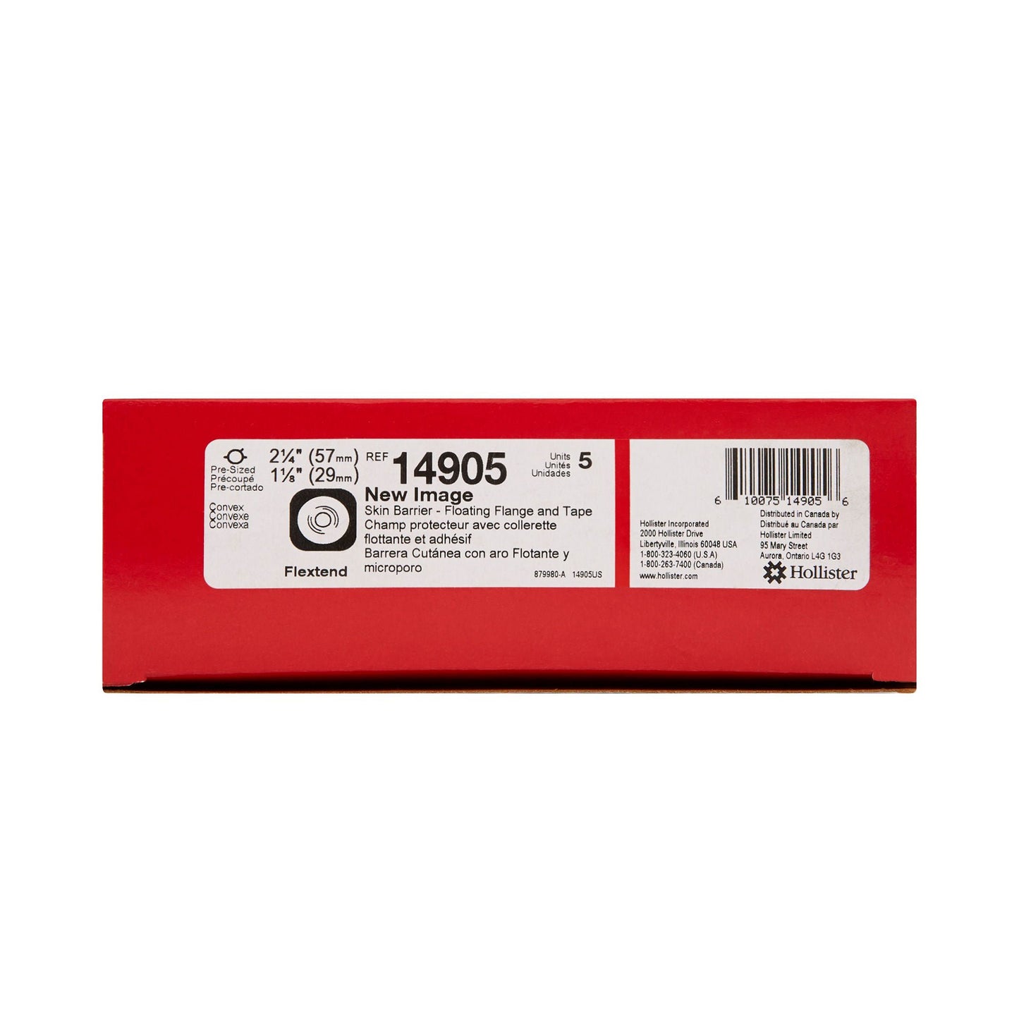 SKIN BARRIER, NEW IMAGE CONVEX1 1/8" (5/BX)