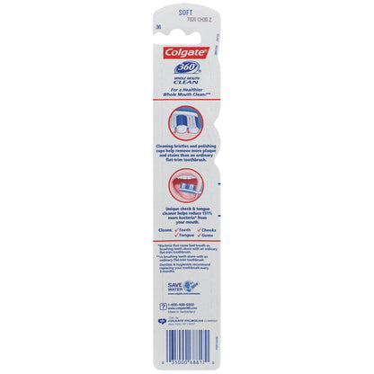 TOOTHBRUSH, FULL 360 SOFT 42MM(6/PK 12PK/CS)