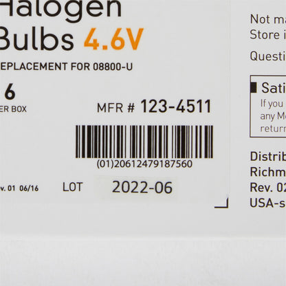 LAMP, F/08800 VAG ILLUM/ SIG/ANOSCOPES 4.6V (6/BX)