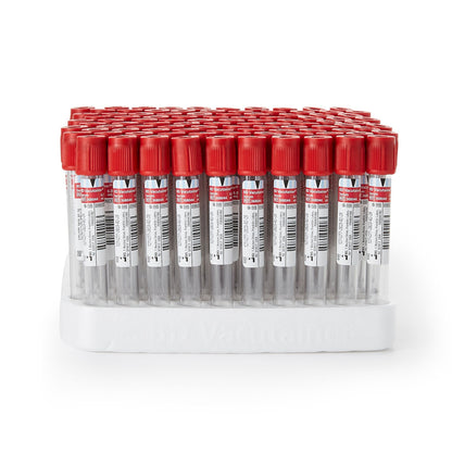 TUBE, BLD COL CLOT RED 6ML PLAS VACUTAINER (100/PK 10PK/CS)
