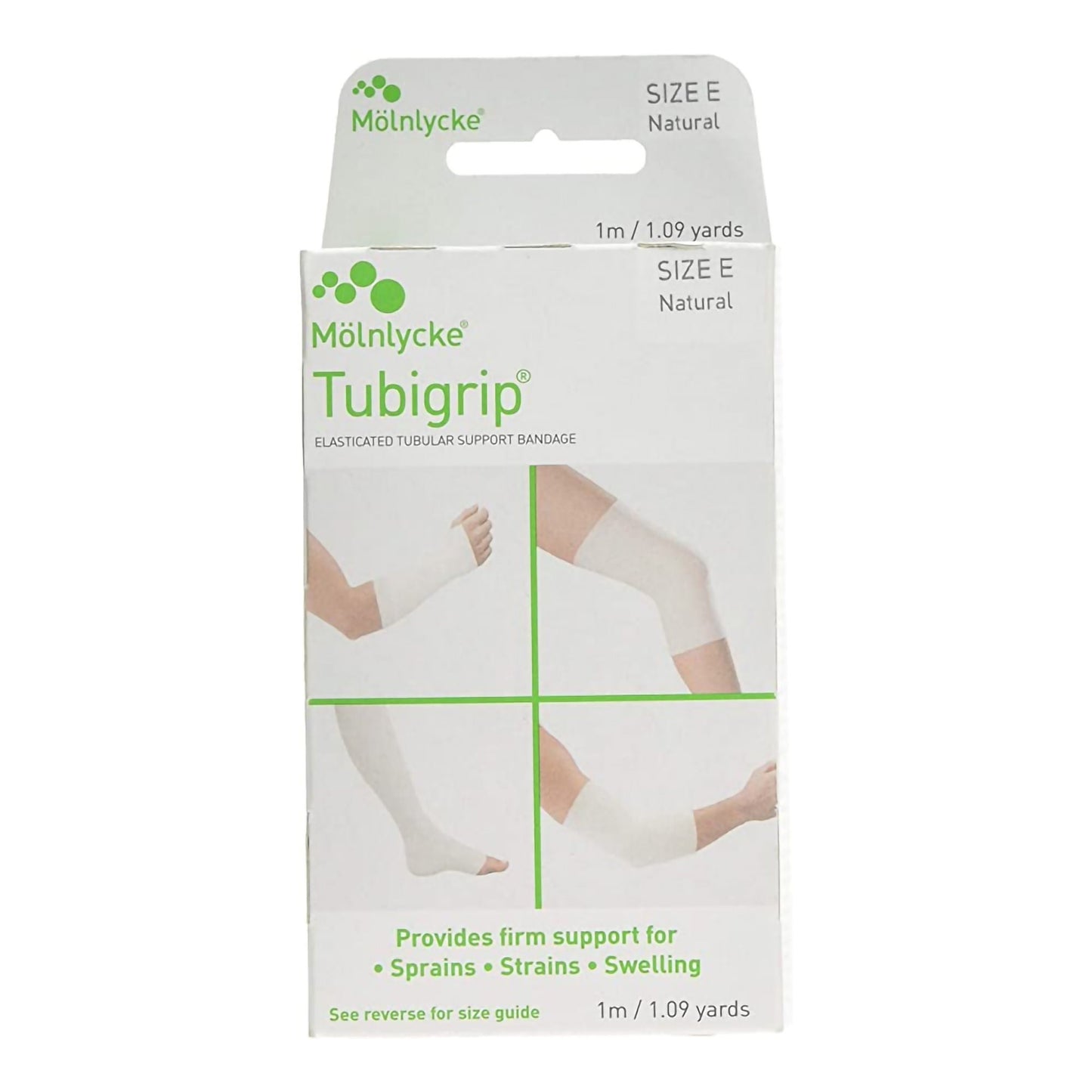 BANDAGE,TUBIGRIP LG ANKL/MED KNEE/SM THIGH SZE