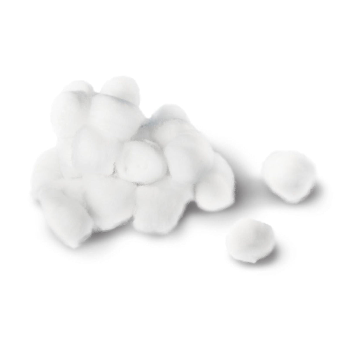 COTTON BALLS, N/S MED (2000/PK2PK/CS) EC