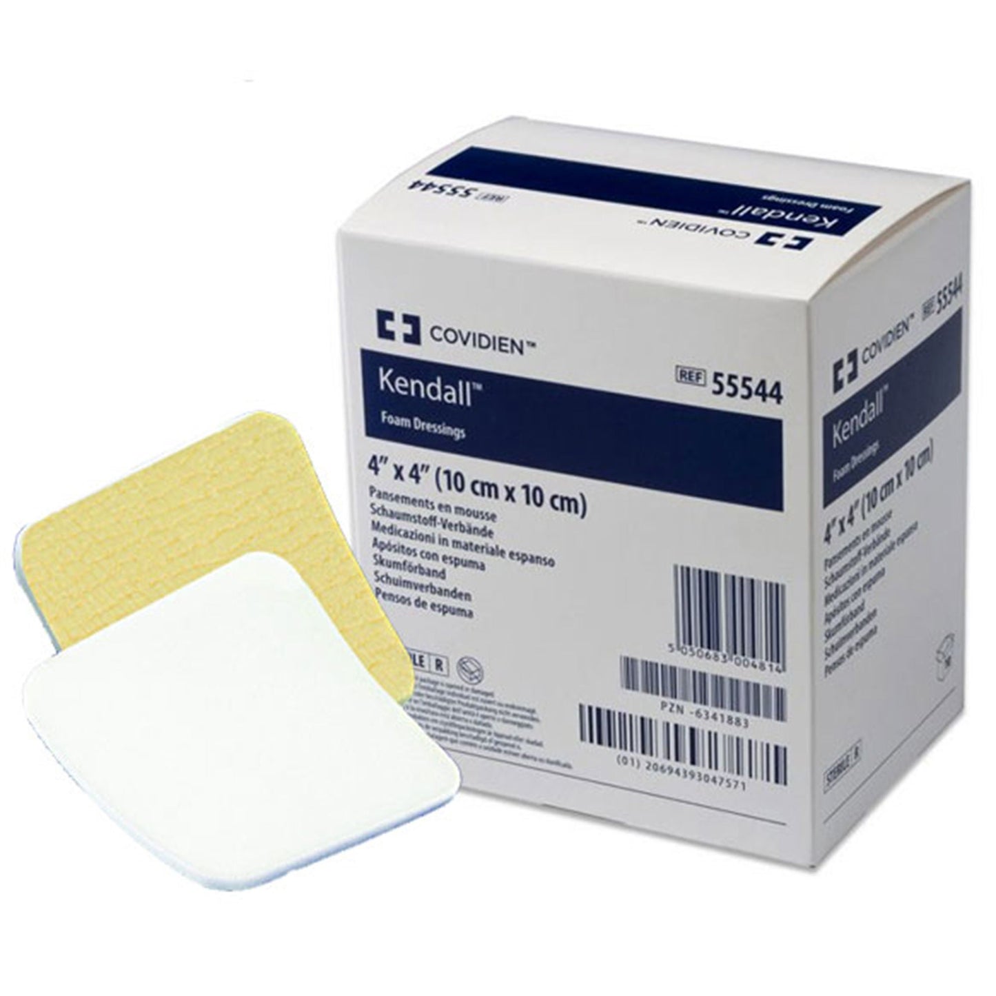 DRESSING, KENDALL ISLAND FM 4"X4" 2"X2" PAD (10/BX 5BX/CS)