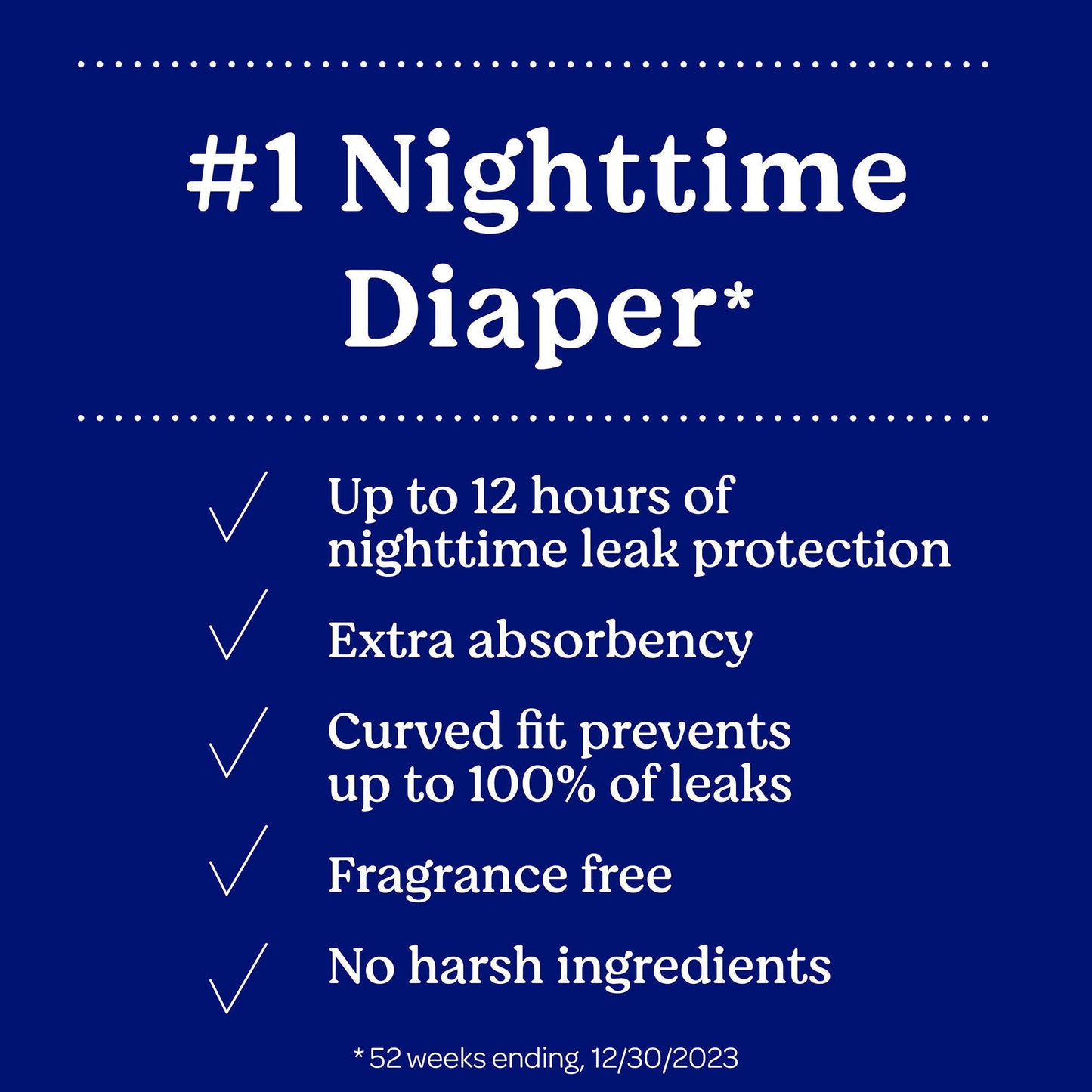 DIAPER, HUGGIES OVERNITE SZ7 (13/PK 4PK/CS)