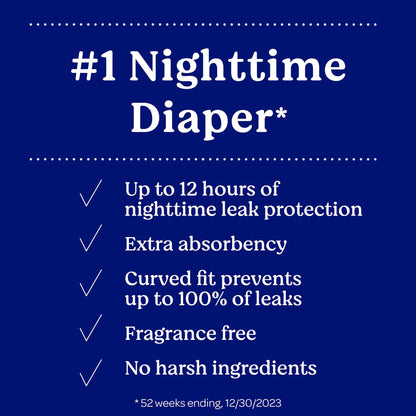 DIAPER, HUGGIES OVERNITE SZ7 (13/PK 4PK/CS)