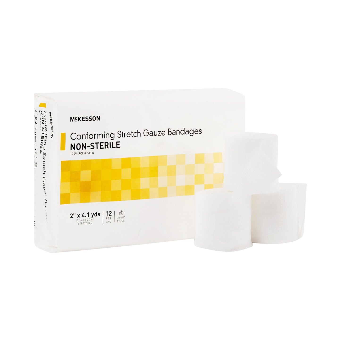 BANDAGE, CNFRM 2"X4.1YDS N/S LF (12RL/BG 8BG/CS)