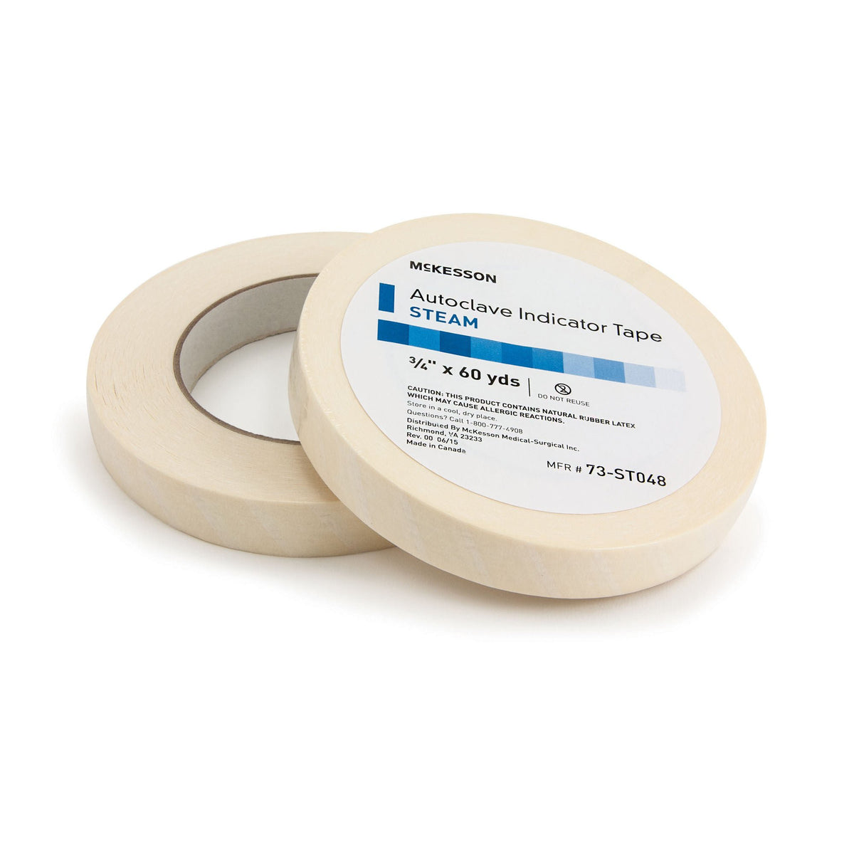 TAPE, INDICATOR STM 3/4" (24/CS)