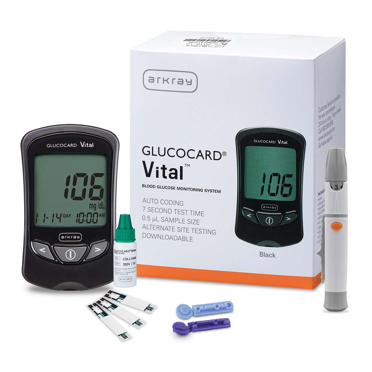 METER, BLD GLUC GLUCOCARD VITAL KIT (4/CS)