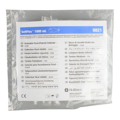 BAG, FECAL INCONT DRN STD (10/BX)