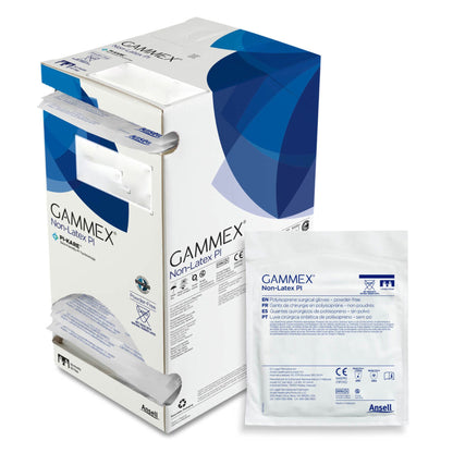 GLOVE, SURG PLYISO 6.5 STR2 SMTH (50PR/BX 4BX/CS)