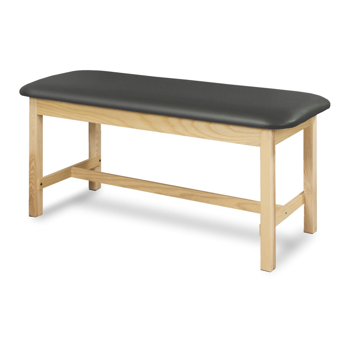 TABLE, EXAM H FLAT W/HOLDER&CUTTER GNMTL/NAT 27"