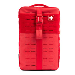 FIRST AID KIT, EMERGENCY BACKPACK RED