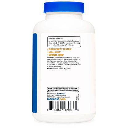 VITAMIN, CAP GINKGO BILOBA 120MG (240/BT 12BT/CS)