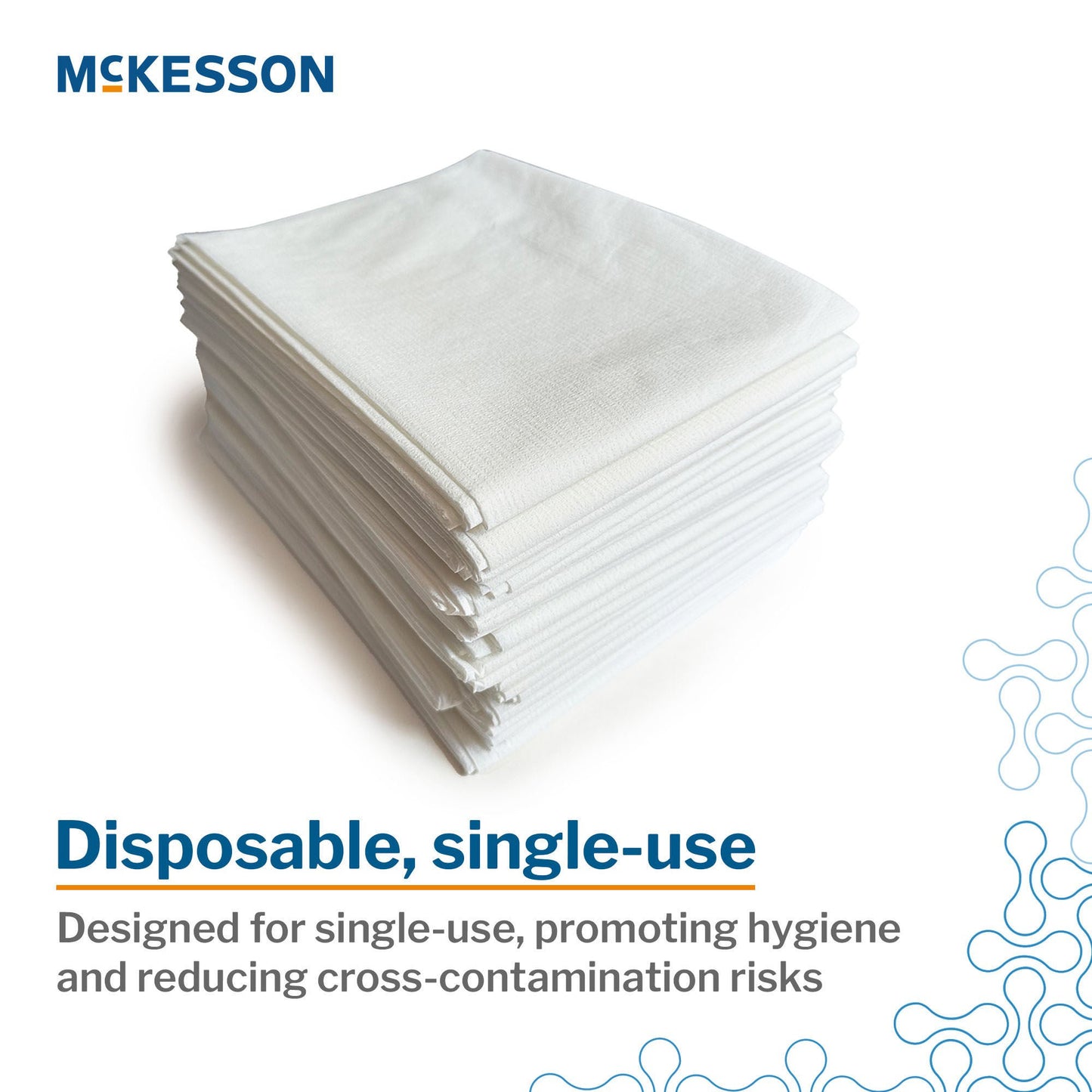PILLOWCASE, DISP STD ECON WHT 21"X30" (100/CS)