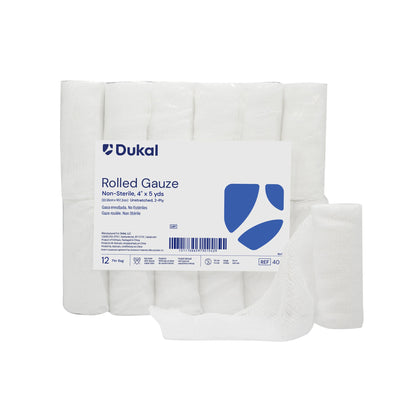 GAUZE, 4X5" 2PLY N/S (12/BG 8BG/CS)