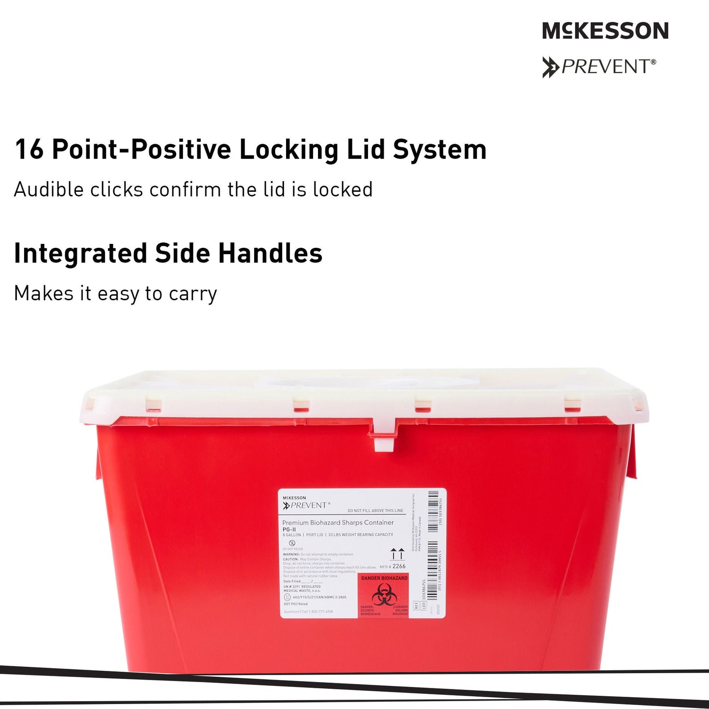 CONTAINER, SHARPS RED 8GL (9/CS)