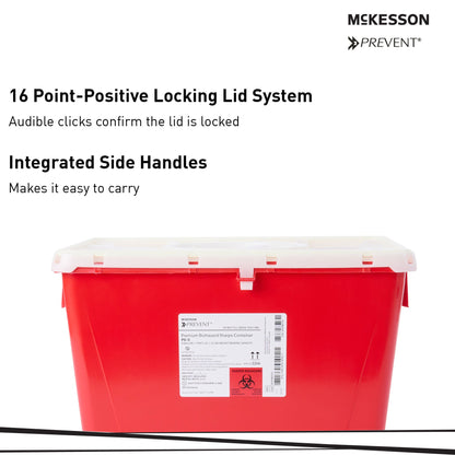 CONTAINER, SHARPS RED 8GL (9/CS)
