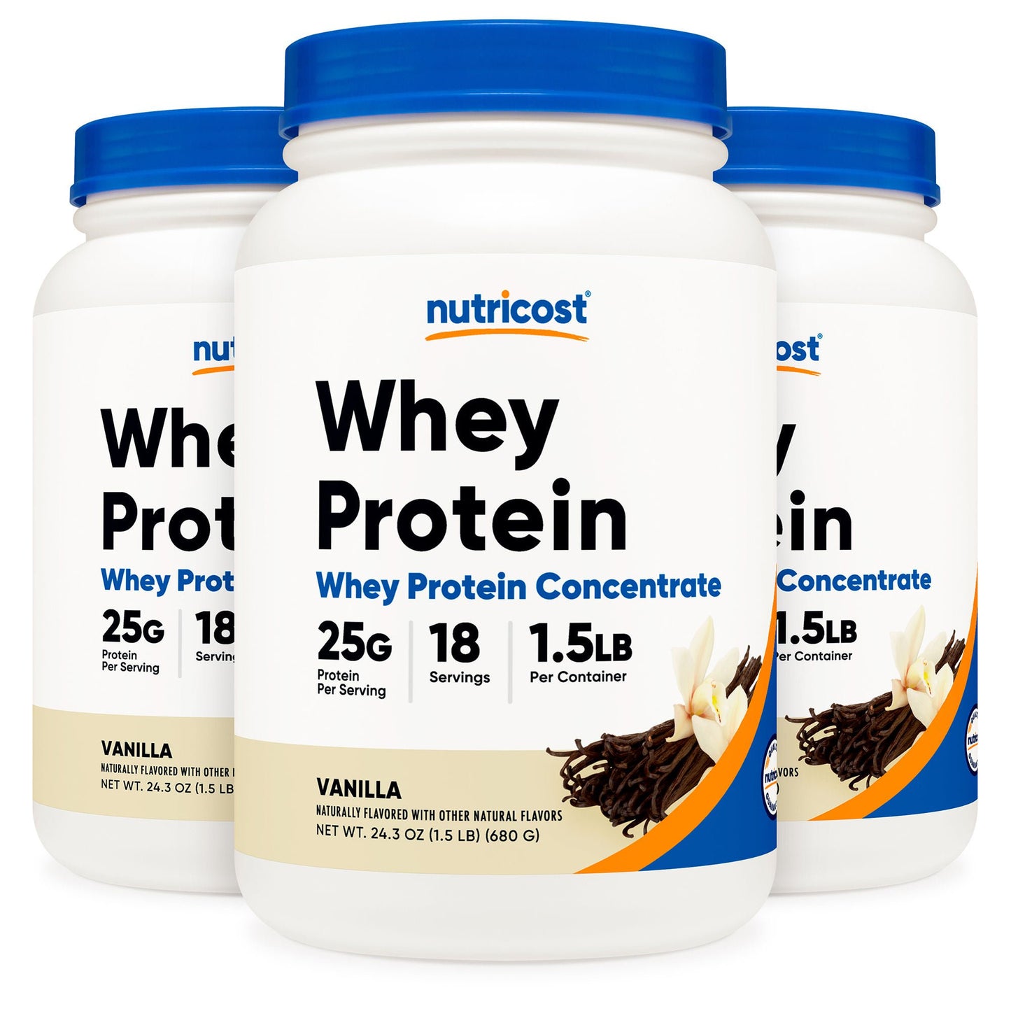 VITAMIN, PDR WHEY PROTEIN CONCWS VAN 1.5LB (6BT/CS)