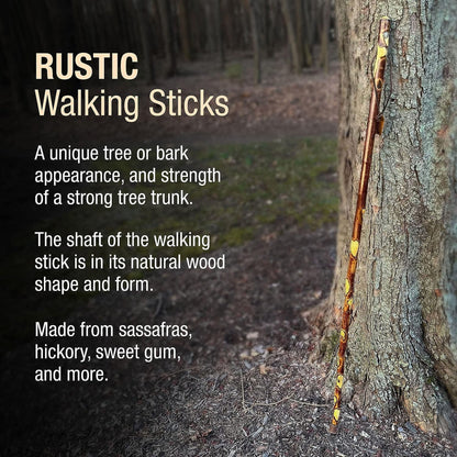 STICK, WALKING WOOD BRAZOS FREE FORM HAWTHORN 48"