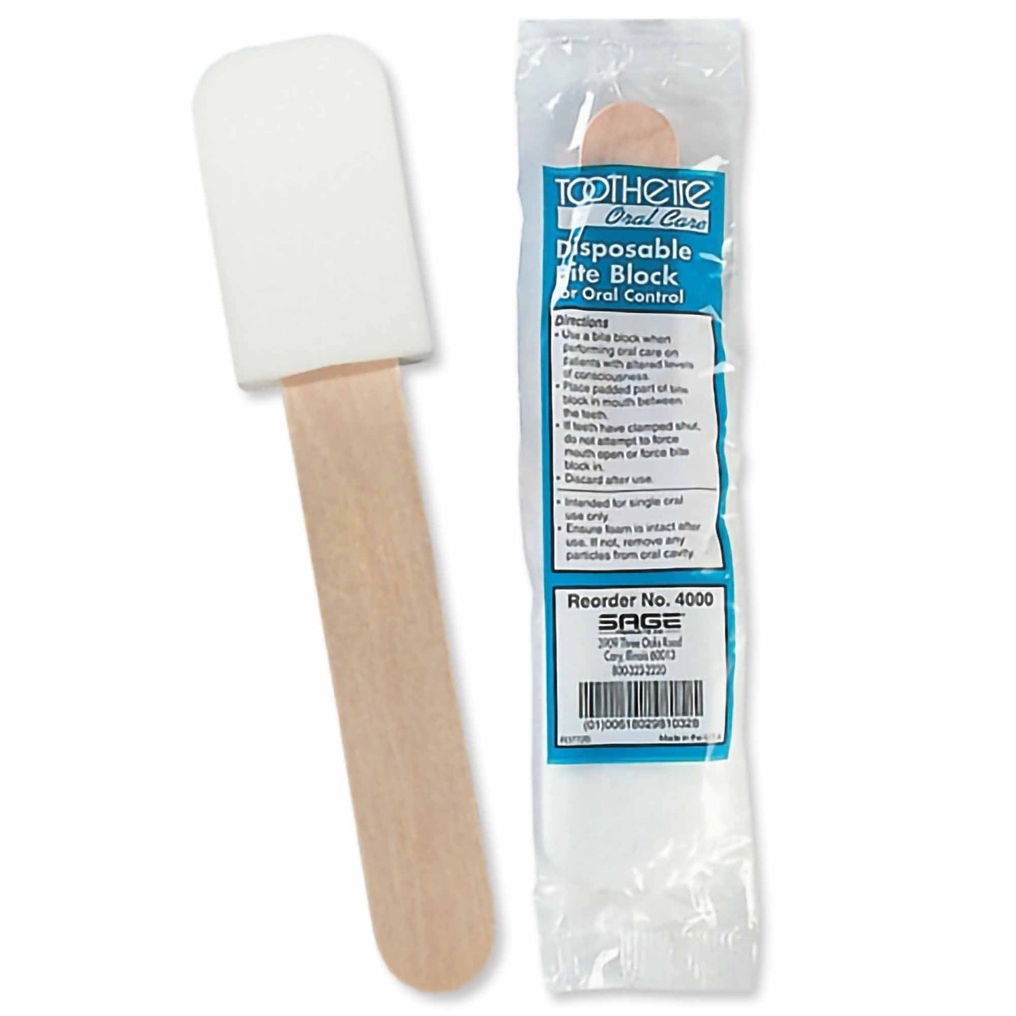 BLOCK, BITE ADLT IND WRAP (144/CS)